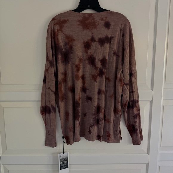 New! Lululemon Men's Lab Wool-Blend Tie Dye Long Sleeve Shirt XL 41414 - Picture 7 of 10
